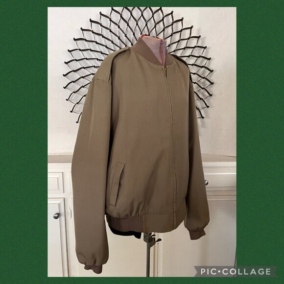 USMC Marine Corps Neptune Garment Co Tanker's Khaki Jacket Men's Size 48 Long